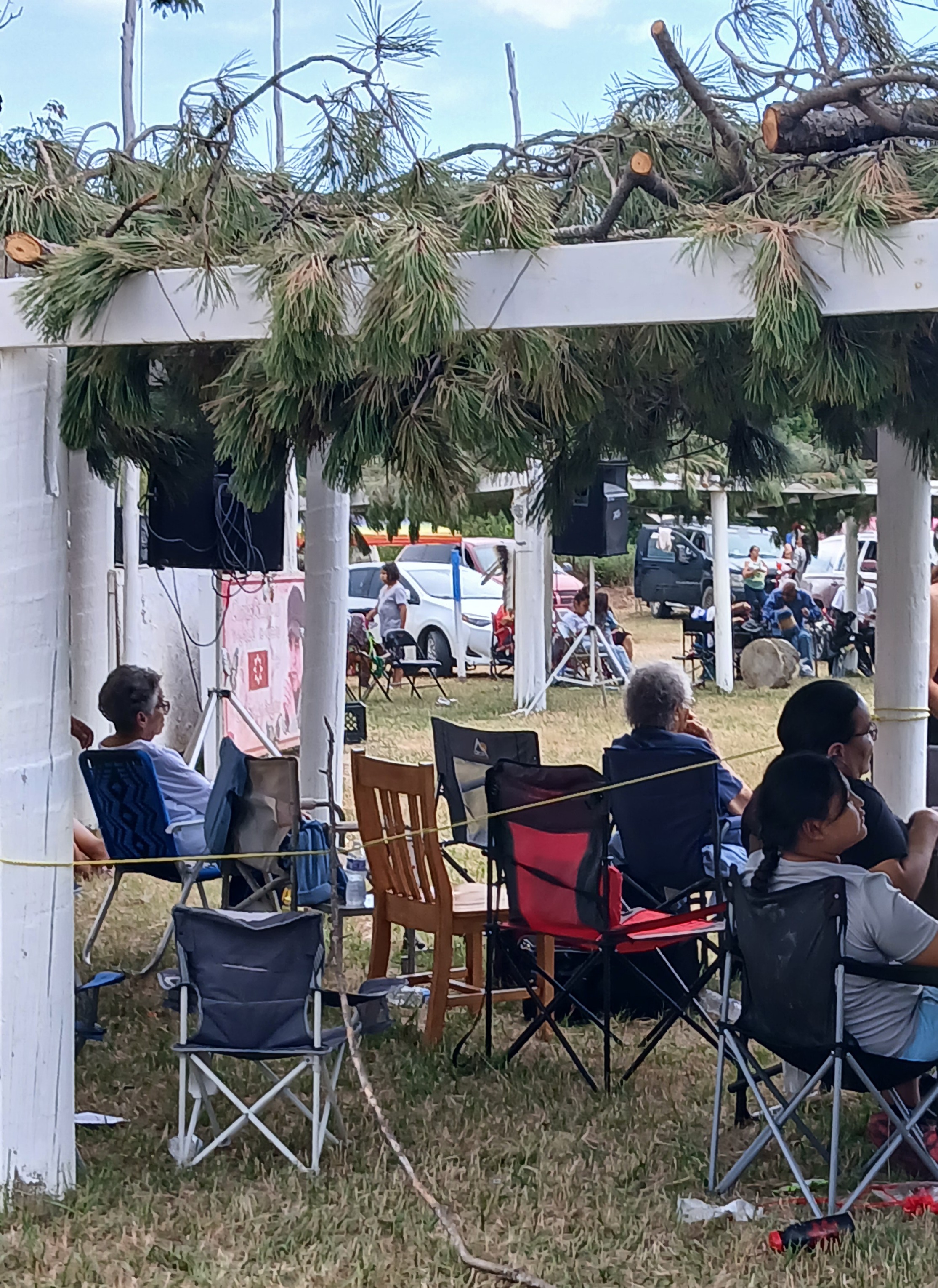 Representative Native community gathering reflecting cultural connection and community relationships